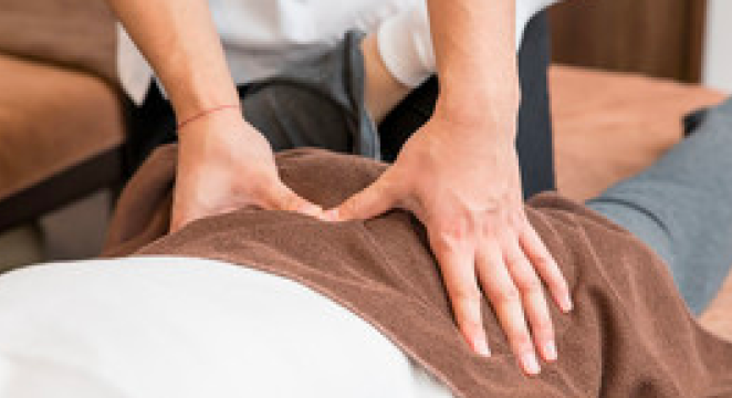 整体をしている様子